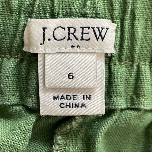 J. Crew Factory | Green Pull On Cuffed Ankle Pants - Picture 7 of 8